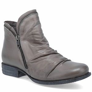 Miz Mooz Luna Graphite Ankle Boot Size 8.5